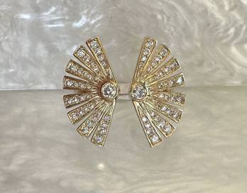 18k Doves By Doron Paloma Diamond Ring