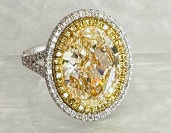 Fancy Yellow Diamond Ring