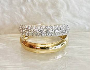 18k Pave Diamond Band