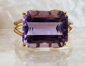 14k Amethyst Ring