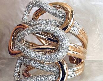 18k Pave Diamond Ring