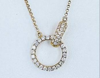 18k Diamond Pendant
