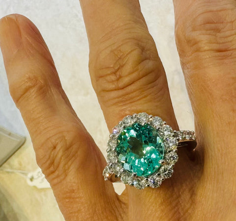 Paraiba Tourmaline, an extraordinary ring